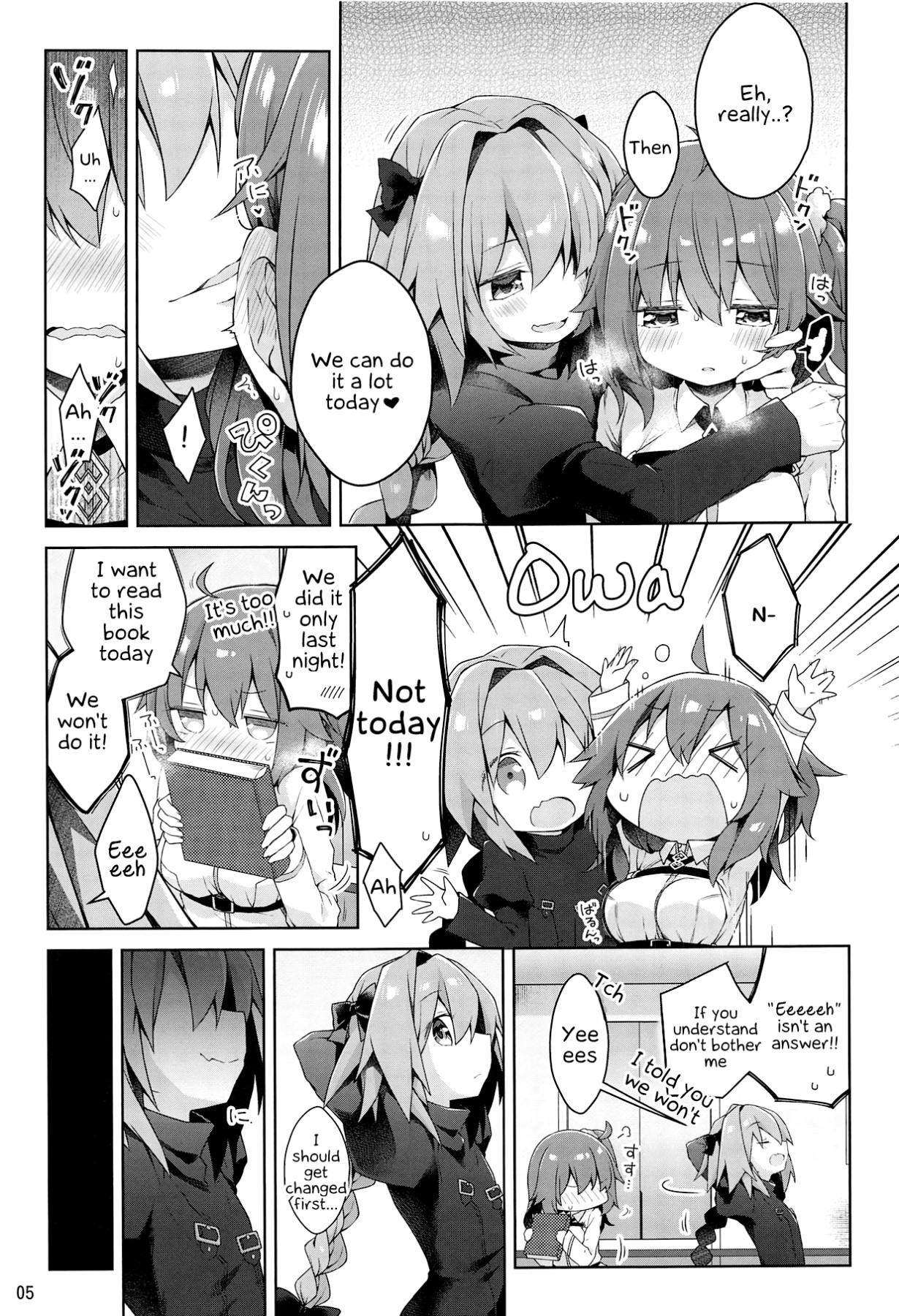 Hentai Manga Comic-A Day Off With Master-Read-6